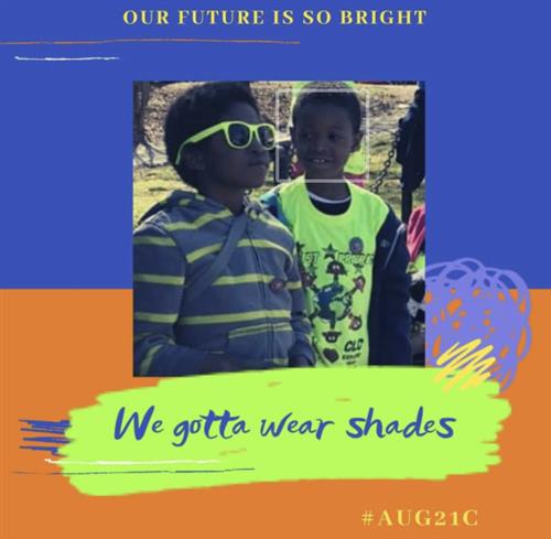Our Futur is so Bright We gotta wear shades! 